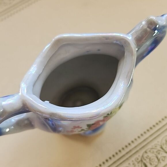 Vintage Mini Lusterware Bud Floral Vase - Picture 9 of 10